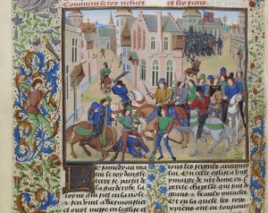 Der Tod von Wat Tyler, ca. 1470-1475