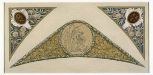 Skizze für die Festtreppe im Pariser Rathaus: Skorpion, ca. 1888 -1898