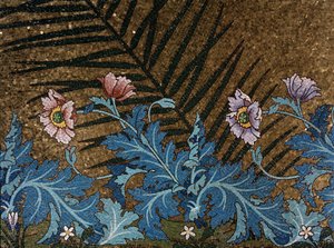 Detail des Mosaiks des Grabes von Pasteur von Luc Olivier Merson