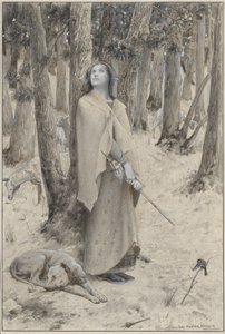 Johanna von Orleans hört die Stimmen
