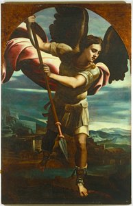 Erzengel Michael von Luca Cambiaso