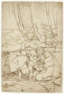 Heilige Familie mit der Heiligen Katharina