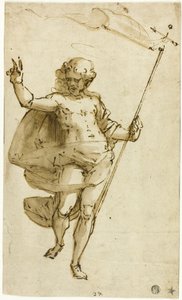 Auferstandener Christus von Luca Cambiaso