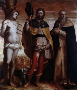 St. Rochus, St. Sebastian und St. Antonius der Große