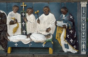 Begräbnis der Toten (Detail)