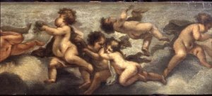 Putti beim Spielen (Detail)
