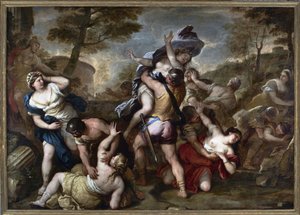 Die Entführung der Sabinerinnen von Luca Giordano