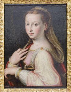 St. Katharina von Alexandria von Luca Longhi