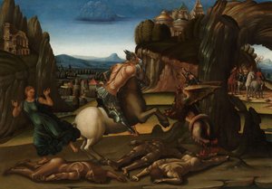 Sankt Georg und der Drache, ca. 1500
