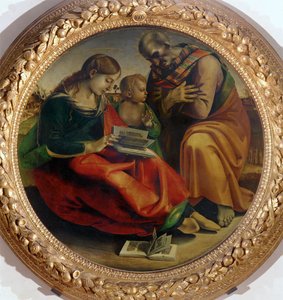 Die Heilige Familie von Luca Signorelli