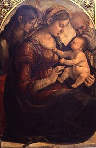 Die Heilige Familie mit Johannes dem Täufer