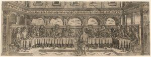 Das letzte Abendmahl von Lucantonio degli Uberti