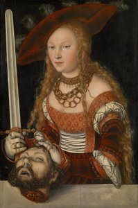 Judith mit dem Kopf des Holofernes von Lucas Cranach the Elder