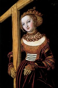 Heilige Helena mit dem Kreuz
