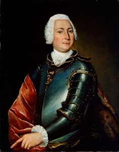 Porträt von Graf Ernst Christoph von Manteuffel, 18. Jahrhundert