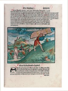 Illustration aus dem Alten Testament, Teil II, Josua - Esther, aus der Bibel, übersetzt von Martin Luther, Wittemberg, 1524 von Lucas Cranach
