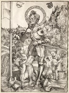Heiliger Georg stehend