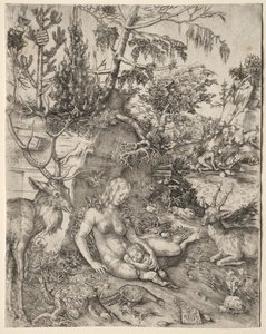 Die Buße des Heiligen Johannes Chrysostomus von Lucas Cranach