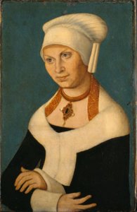 Porträt der Herzogin Barbara von Sachsen, 1478-1534 (Ehefrau von Georg dem Bärtigen)