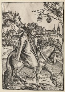 Ein Junge zu Pferd, 1506 von Lucas Cranach the Elder