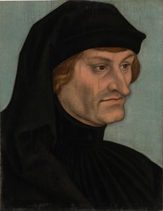 Bildnis des Rudolph Agricola - Bildnis des Geiler von Keisersberg von Lucas Cranach the Elder