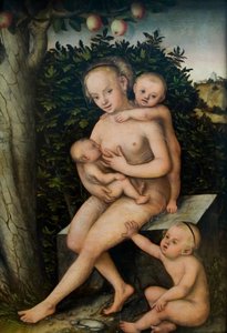 Caritas von Lucas Cranach the Elder