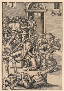 Krönung der Dornen, Illustration aus "Die Passion" von Lucas Cranach the Elder