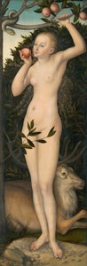 Eva, 1533-37 von Lucas Cranach the Elder