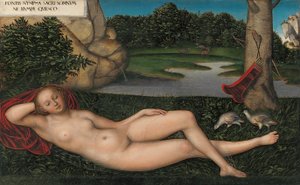 Quellnymphe von Lucas Cranach the Elder