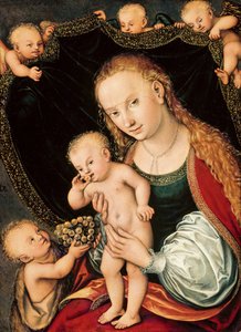 Madonna mit Kind und dem jungen Johannes dem Täufer, nach 1537