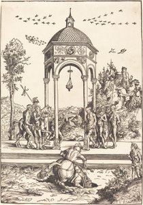 Marcus Curtius stürzt sich in den Abgrund