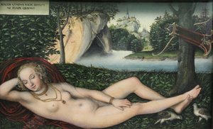 Nymphe an der Quelle von Lucas Cranach the Elder