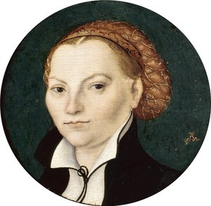 Porträt von Katharina von Bora von Lucas Cranach the Elder
