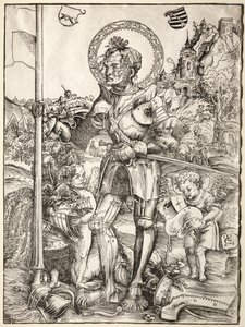 Heiliger Georg stehend, 1506 von Lucas Cranach the Elder