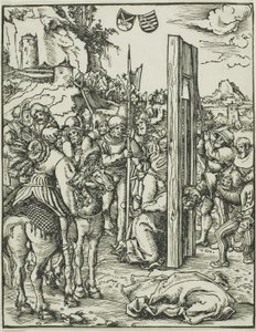 Der heilige Matthias, aus Das Martyrium der Apostel von Lucas Cranach the Elder