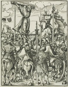 Der heilige Philipp, aus Das Martyrium der Apostel von Lucas Cranach the Elder