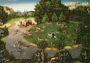 Hirschjagd von Kurfürst Friedrich III. der Weise, 1529
