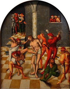 Die Geißelung Christi, 1538 von Lucas Cranach the Elder
