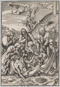 Die Passion: Die Beweinung, 1509 von Lucas Cranach the Elder