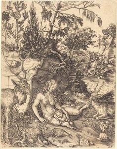Die Buße des Heiligen Johannes Chrysostomus von Lucas Cranach the Elder