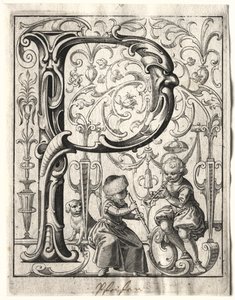 Neues ABC-Büchlein: P, 1627 von Lucas Kilian
