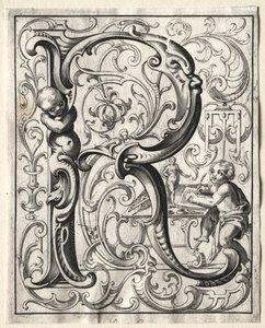Neues ABC-Heft: R, 1627 von Lucas Kilian