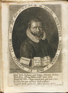 Porträt von Daniel Schwenter 1585-1636 von Lucas Kilian