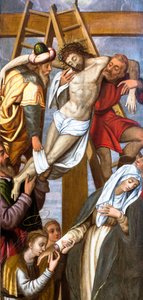 Die Kreuzabnahme von Lucas de (attr.to) Heere