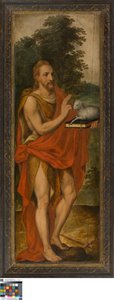 Johannes der Täufer (links), Schenker (rechts), Vanitas (geschlossen)