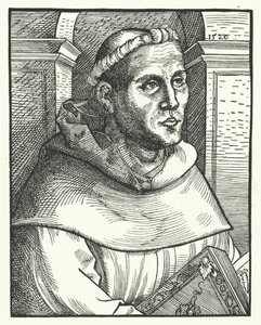 Martin Luther als Augustinermönch von Lucas the Elder (after) Cranach