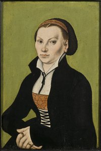 Katharina Luther, geb. Katharina von Bora (1499-1552) von Lucas the Elder Cranach