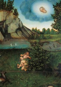 Detail des Paradieses, um 1530