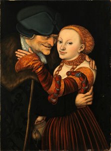 Das ungleiche Paar von Lucas the Elder Cranach