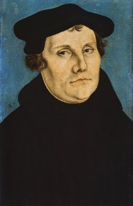 Porträt von Martin Luther (1483-1546), deutscher Theologe